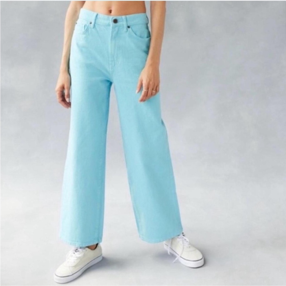 BDG Turquoise Wide Leg Jeans